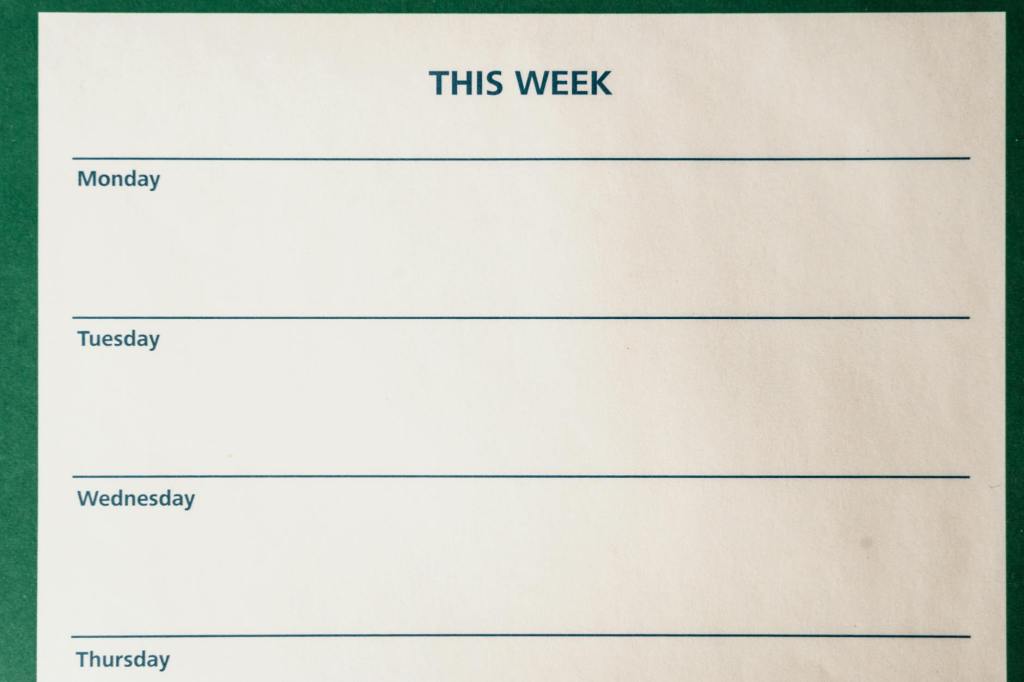 How to plan your week – the working parent juggle struggle